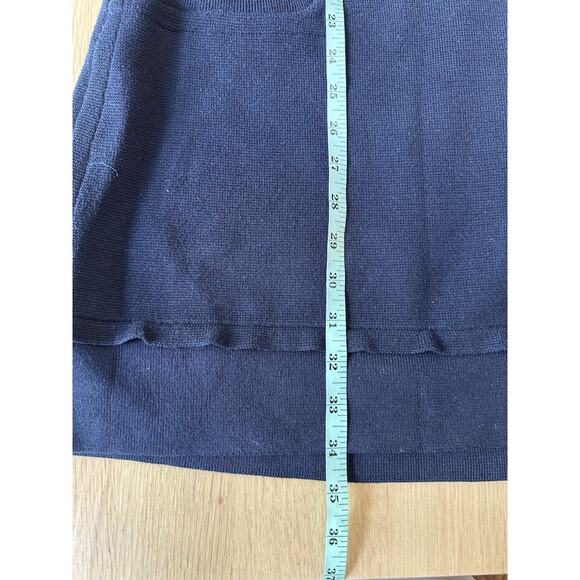 Alice + Olivia Coley Crew Neck Knit Short Belted Dress Size Small 2005 - Picture 6 of 7